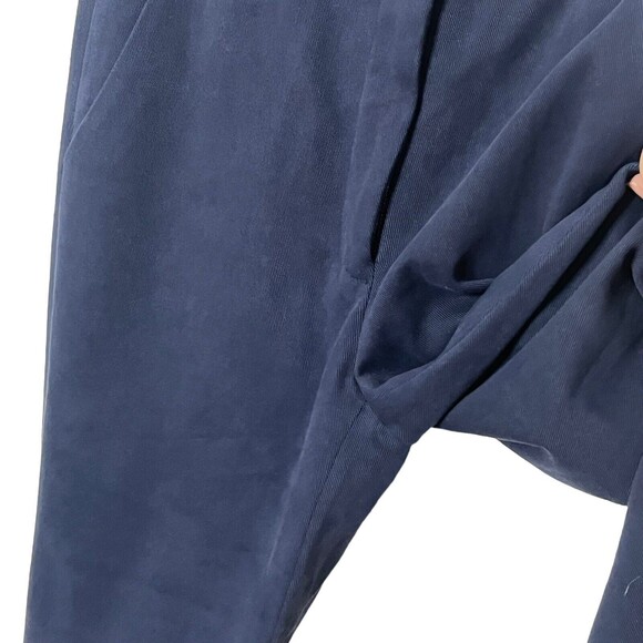 Apiece Apart Pants Size 0 Blue High Rise Cropped Skinny Ankle Slit Women’s - Picture 8 of 12